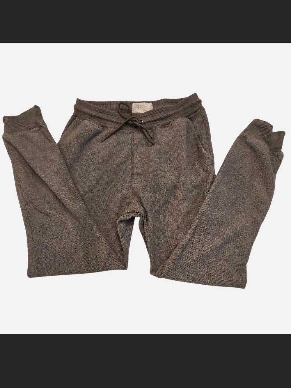 Free Planet Gray-Brown Jogger Sweatpants with Drawstring Size Small
